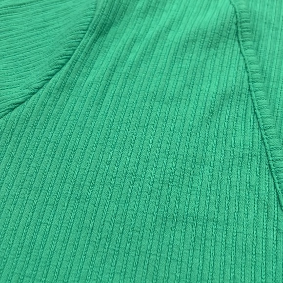 WILD FABLE GREEN TIE CROP TOP - Picture 3 of 4